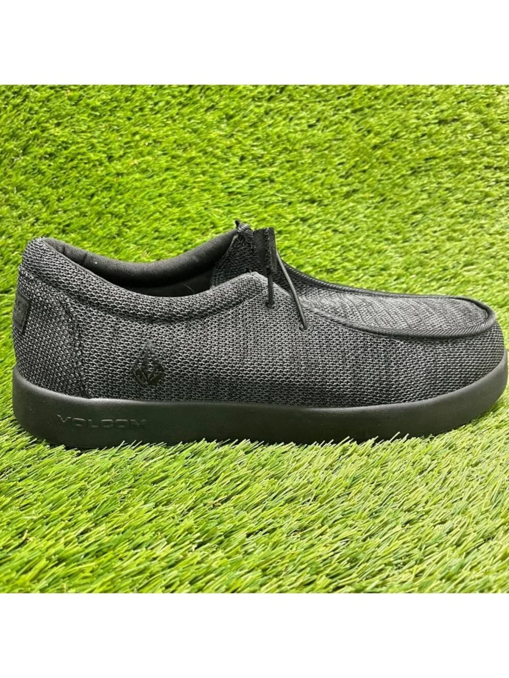 Volcom Chill Mens Size 12E Black Composite Toe Safety Working Slip-On Shoes